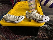 Converse Chuck Taylor All Star Ox Kid's Shoes Rose Shimmer Sneakers Size 3