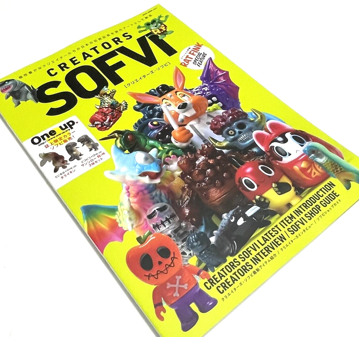 CREATORS SOFVI magazine Soft Vinyl PVC Figures to New Creation Rat Fink Japan