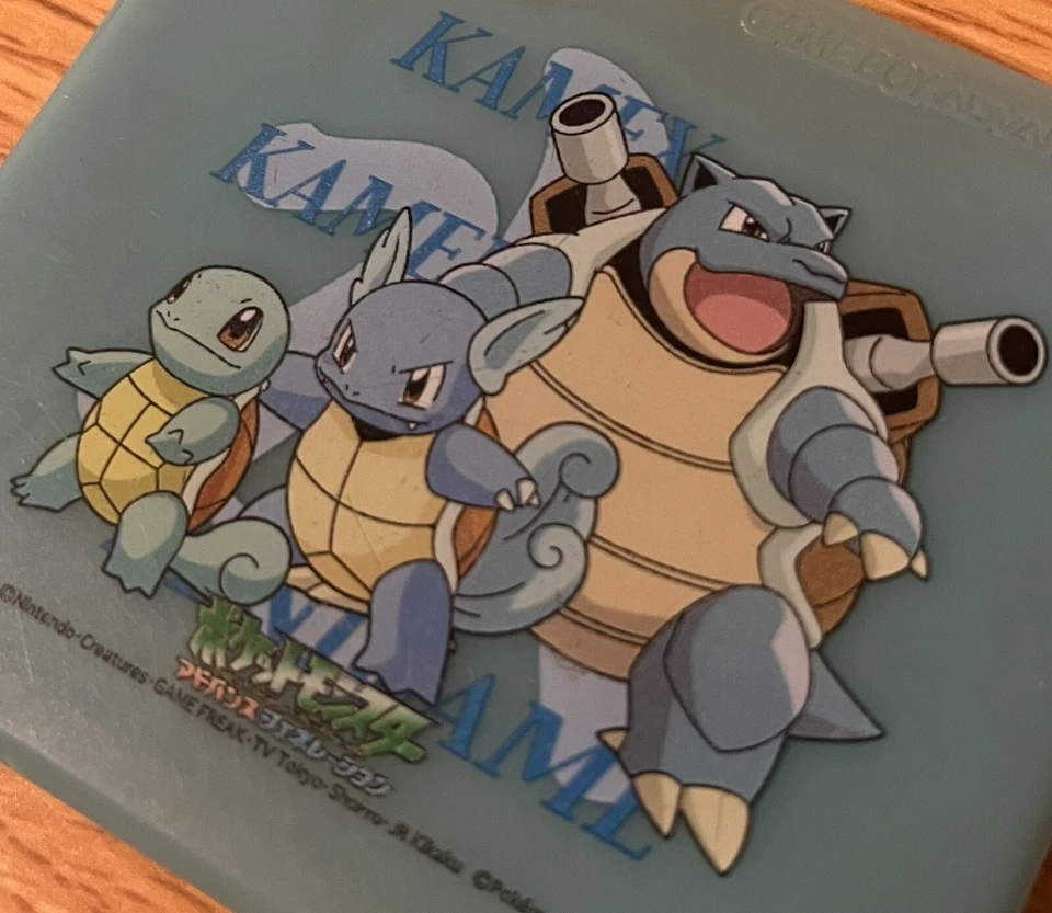 Nintendo Game Boy Advance GBA SP Official Pokemon Blue Kamex Hard Cover Japan JP - Image 3 of 4