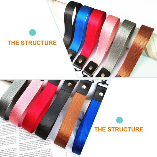 5pcs Key Chain Wrist Rope Short Cellphone Rope Key Lanyard Wristlet - 第 6/12 張圖片