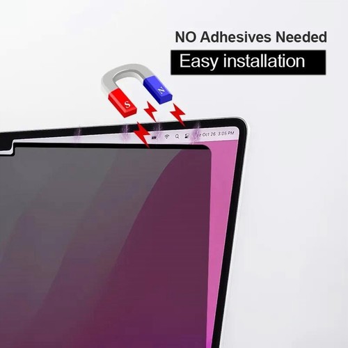 Filtro de pantalla de privacidad para computadora portátil 14 pulgadas 16:9 - Antiarañazos Anti Espía Luz Deslumbramiento - Imagen 4 de 8