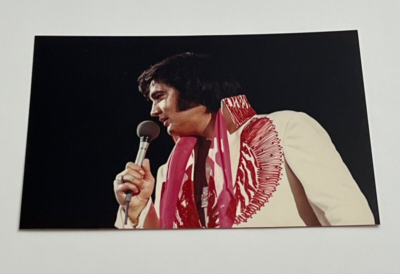 Photo Vintage Originale Signée Elvis Presley - Huntsville, 31 Mai 1975, Format 3.5 X 5", Authentique Et Rare