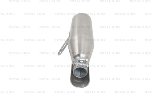 EDGE Stainless Steel "Exhaust Silencer Silver Fit For Royal Enfield Bear 650" - Picture 15 of 16