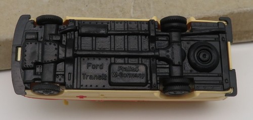 Rare Micro Praline Ho 1/87 Ford Transit Ambulance Cross Red No Box #82402 - Picture 6 of 6