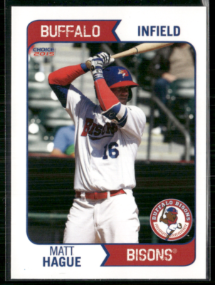 Matt Hague 2015 Buffalo Bisons Team Set