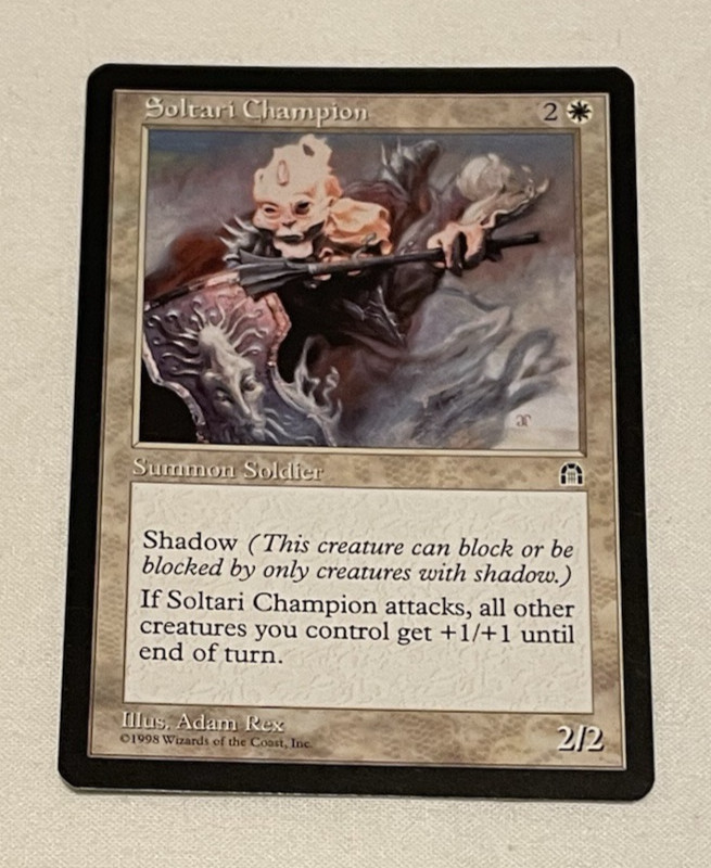 1x Soltari Champion - Stronghold - MTG - Magic the Gathering - NM