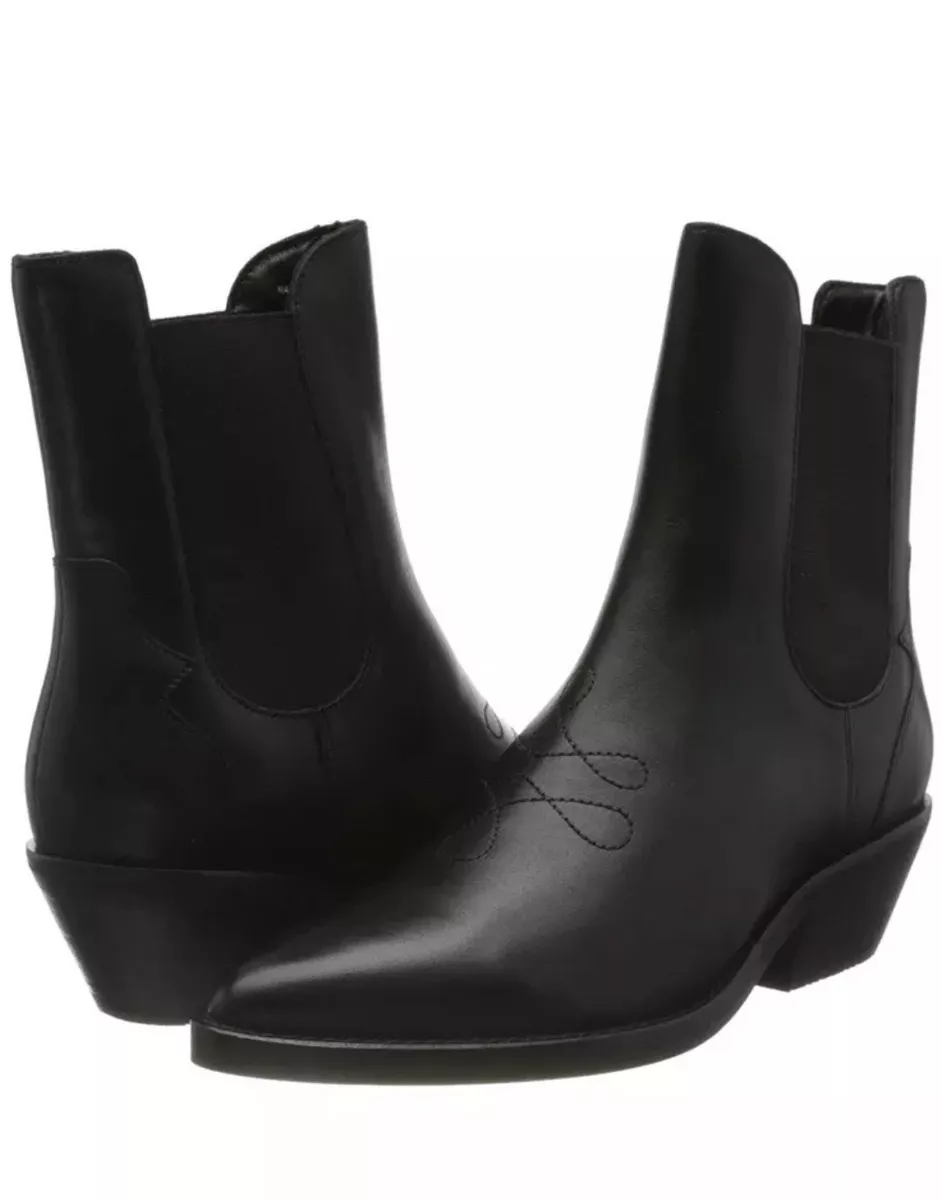 Superdry Women s Western Black Boots UK6 EU 39 RRP 95 WF210019A
