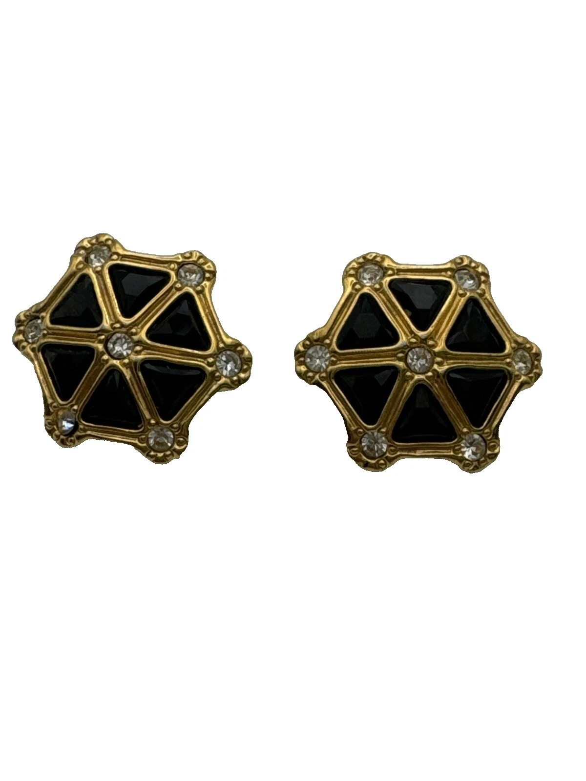 St. John's Bay Negro Diamante de Imitación Joyería Moda