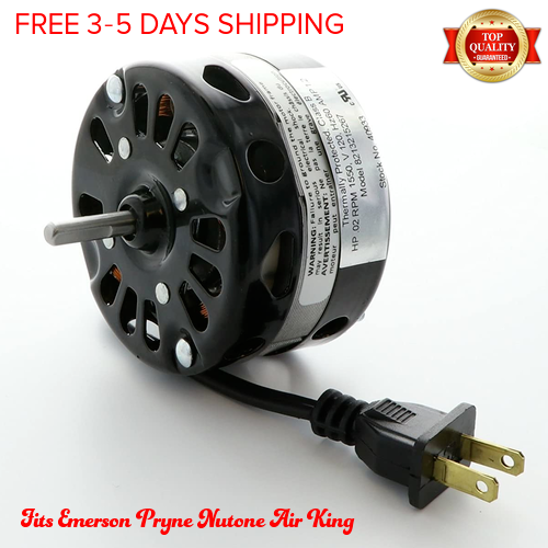 3.3" Exhaust Fan Motor Bathroom Kitchen Vent Fits Emerson Pryne Nutone