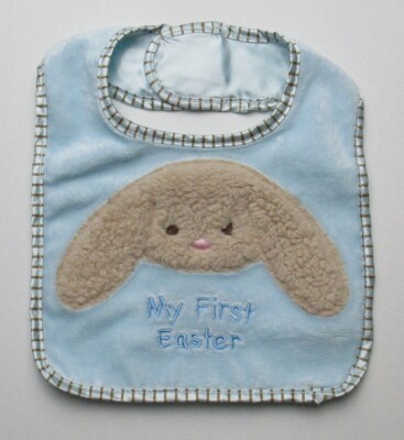 Infant Baby Boys Dan Dee My 1st Easter Soft Bunny Bib