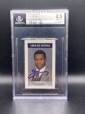 Allen Iverson Signed 94-95 Georgetown Hoyas Kops & Kids RC BGS 8.5 10 Auto 76ers