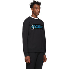    SALE   Helmut Lang Pigeon Logo Black Sweatshirt Sz. XS