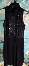 NWT Chaps Women's Evening Embellished Dress, Size 6, Retail $120.00