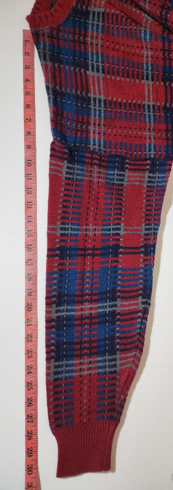 Pendleton Sweater Size Medium Multi-Colored Plaid… - image 7