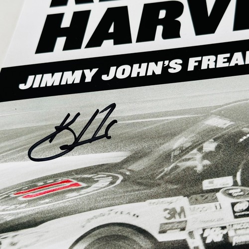 Kevin Harvick handsignierte 8 x 10 Jimmy John's Renntagskarte 2014 #4 - Bild 2 von 3