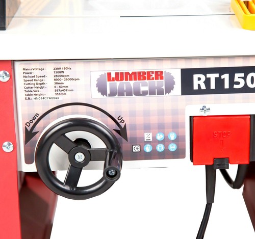 Lumberjack Bench Top Router Table with Built In 1500w Variable Speed Motor 240v - 第 6/12 張圖片