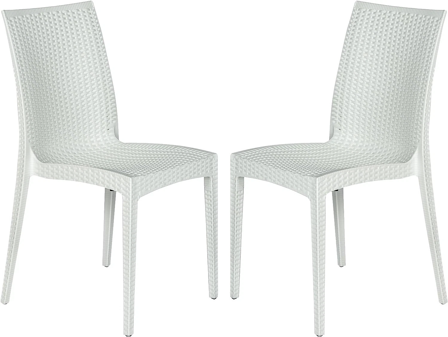 Sillas de comedor con marco de plástico para comedor