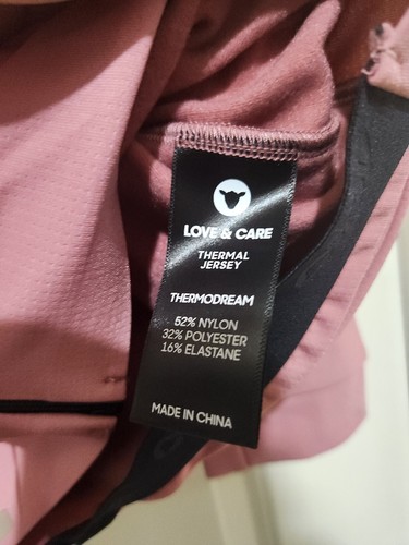 Black Sheep Women's Elements LS Thermal Jersey Thermodream - Rose Pink 2XL XXL - Picture 9 of 16