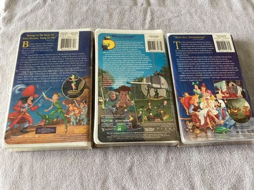 Cinderella, Peter Pan, Toy Story VHS New Disney - Picture 2 of 6