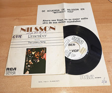 HARRY NILSSON Remember 7" SPAIN PROMO SINGLE VINYL + PRESS INSERT VERY RARE 1972