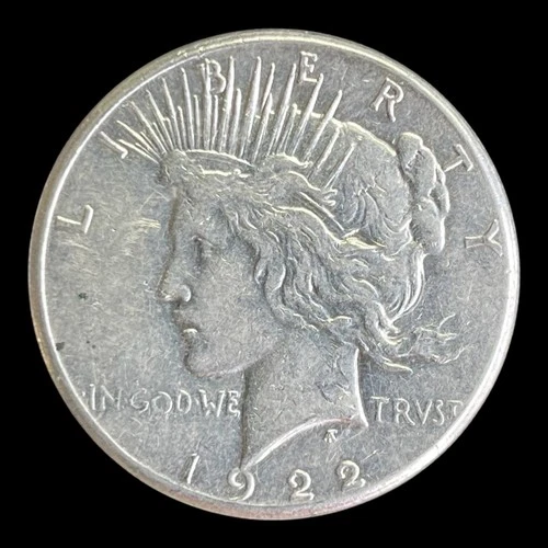 1922-S Peace Silver Dollar, XF