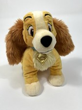 Disney Store Lady  The Tramp Lady Plush 12  