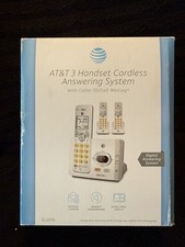 AT T EL52315 3-Handset Cordless Phone System Digital Answering System Caller ID