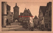Germany, Rothenburg ob der Tauber, Plonlein, Business Section, Gessendorfer