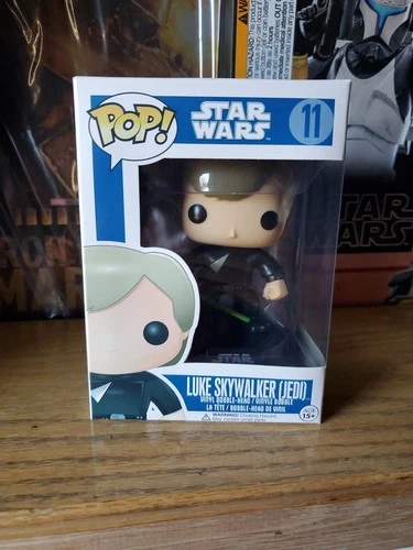 U24238 Funko Pop Star Wars Luke Skywalker JEDI 11 VAULTED BLUE Box W Pro G1N