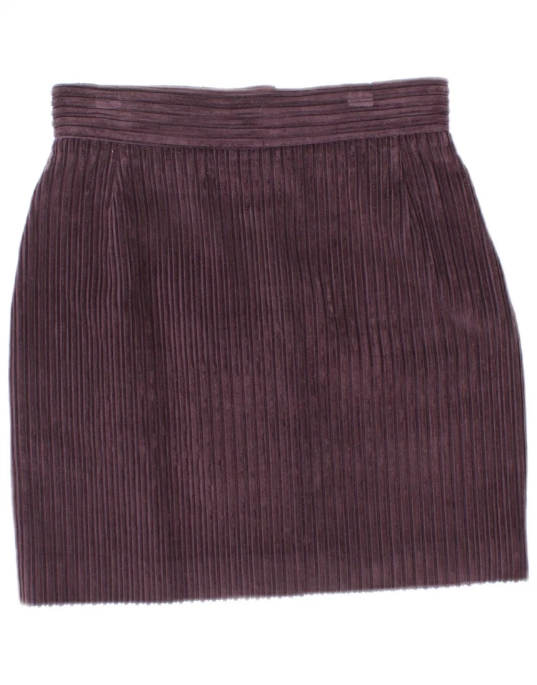 BYBLOS Mujer 5 Botones Pana 2 Piezas Falda Conjunto IT 42 Mediana W26 Púrpura AO01 Foto 4 de 4