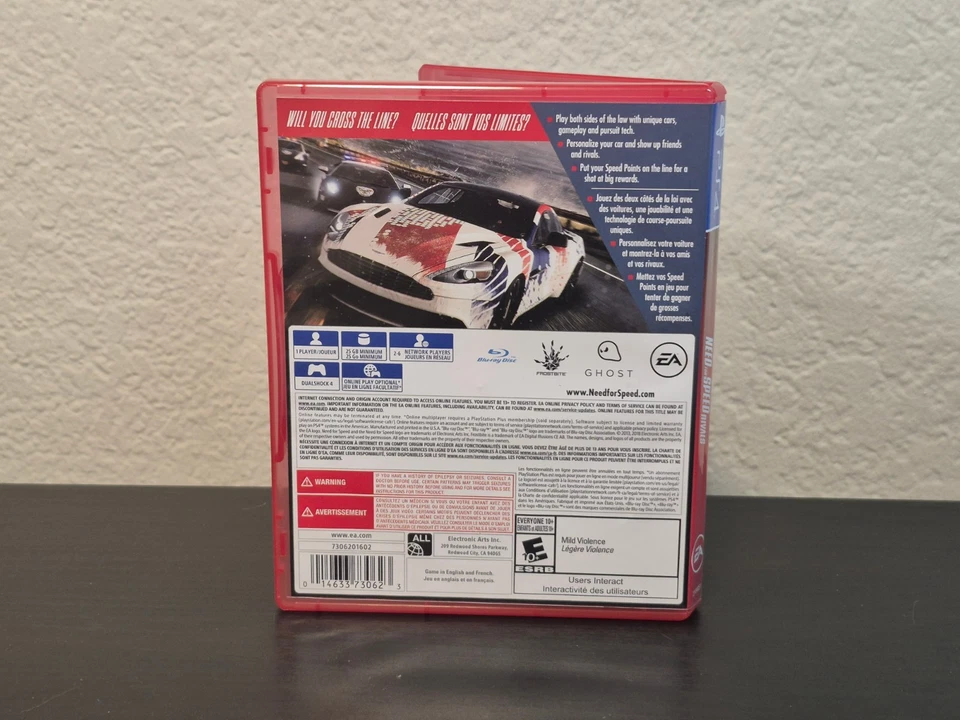 PS4 Need for Speed Rivals Game Greatest Hits Complete Mint Disc 2013 Racing Game - Image 3 of 3