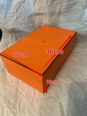 Original Hermes Geschenkbox Box mit Seidenpapier Band 36*22*13cm