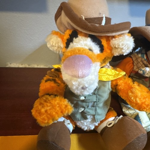 Disneyland Safari/Explorer Goofy And Tiger 12" Plush Vintage - Picture 2 of 6