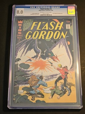 Flash Gordon #4 (King Features March 1967) CGC Graded 8.0 - King Features Syndic