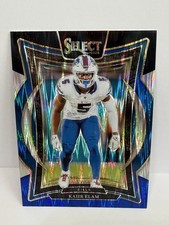 Kaiir Elam Panini 2024 Select Black & Blue Prizm Concourse #8 Buffalo Bills NFL