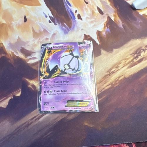 Chandelure EX 77/113 Legendary Treasures Ultra Rare Holo DAMAGED (EJM)