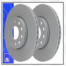 2x Bremsscheibe ATE 24.0125-0145.1 passend für FORD SEAT SKODA VAG