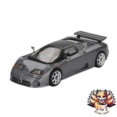 NEU Sunrich MINI GT 1/64 Scale Bugatti EB110 Super Sport Grigio Scuro Left-Hand