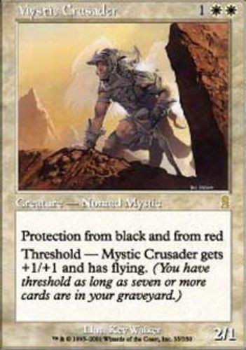 1x Mystic Crusader - Foil Light Play MTG Magic - Kid Icarus -