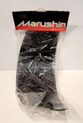 Vintage Marushin AR-514 Black Tint Smoke Motorcycle Helmet Face Shield NEW NOS