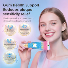 Niacinamide Whitening Toothpaste Stain Removal, Fresh Breath, Gum Support ...