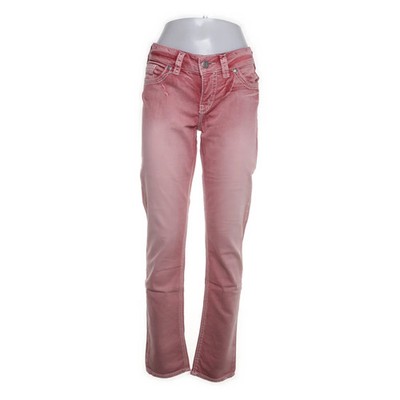 Silver, Jeans, Größe: 30/31, Rot, Baumwolle/Elasthan, Einfarbig, Denim #grQ