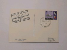 Gibraltar Beleg Schiffspost Karte