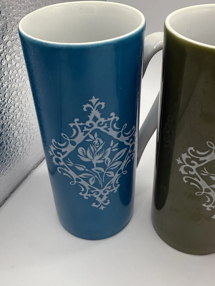 Изящный Китай Японии набор из 6 цветов высокий капучино эспрессо турецкие чашки кружки - Изображение 2 из 4