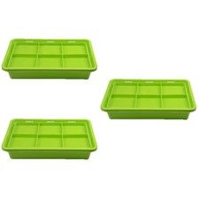 3 Count Sprossen Anzuchtschalen Anzuchtsplatte ROWER -Tablett Keimungsschalen