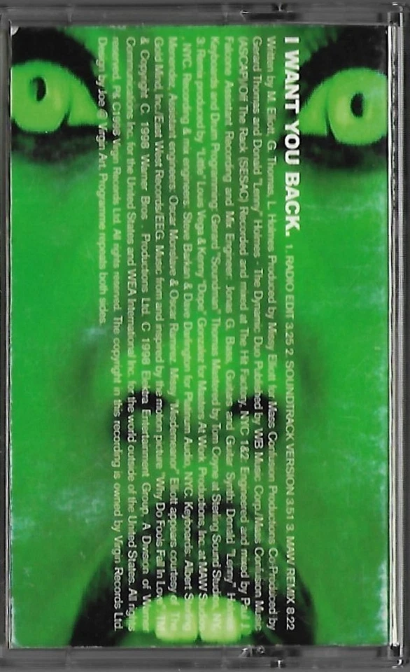 Melanie B Feat. Missy "Misdemeanor" Elliott – I Want You Back CASSETTE SINGLE - Image 4 of 4