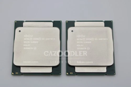 Lot of 2 Intel Xeon E5-2687W v3 3.10GHz 10-Core 25MB LGA 2011-3 Processors SR1Y6