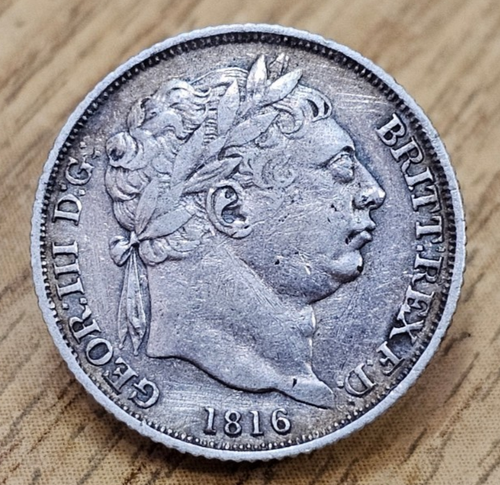 1816 George III Silver Sixpence