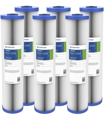 Pentair Pentek R30-20BB Water Filters 6-Pack