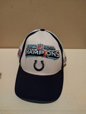 Indianapolis Colts Super Bowl Champions XLI 2007 White Hat NFL Adjustable New